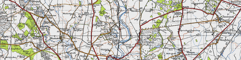 Old map of Nethercott in 1946