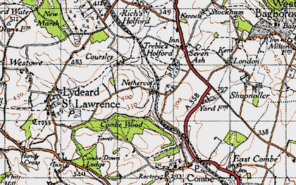 Old map of Nethercott in 1946