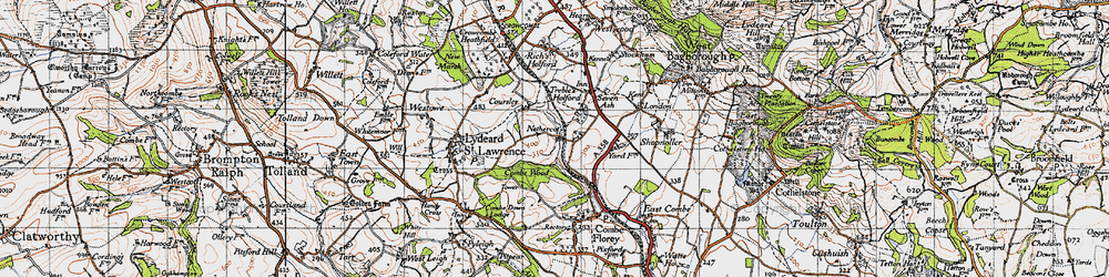 Old map of Nethercott in 1946