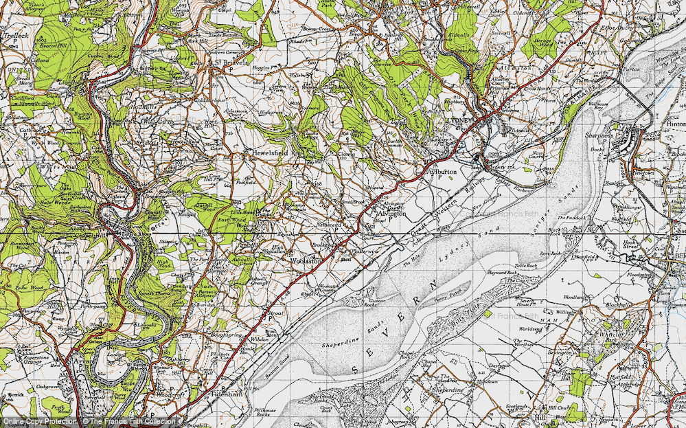 Old Map of Netherend, 1946 in 1946