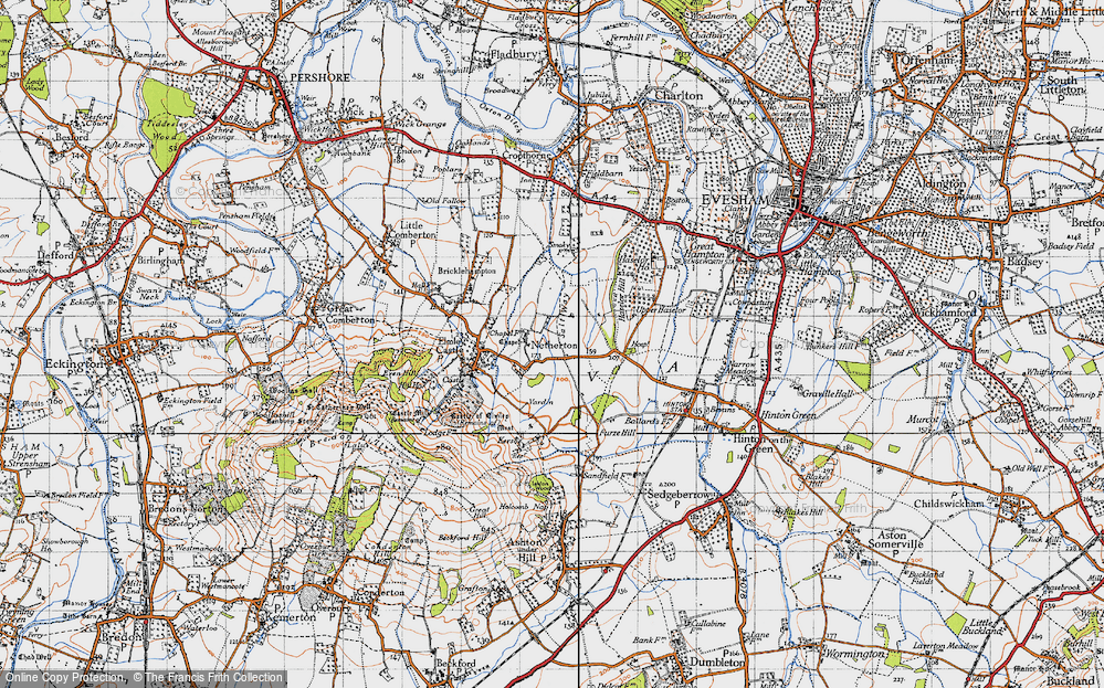 Old Map of Netherton, 1946 in 1946
