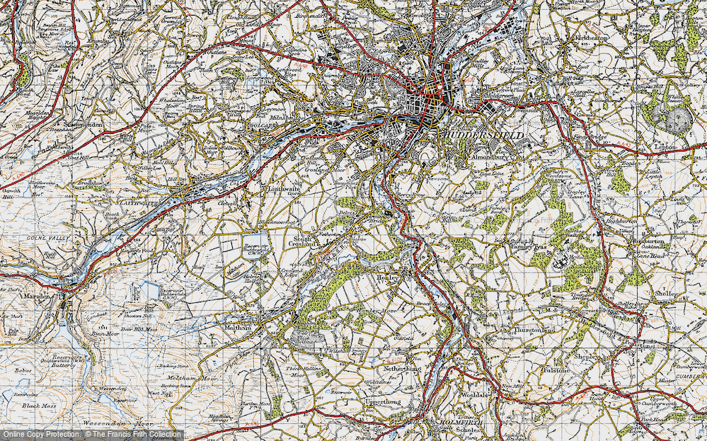 Old Map of Netherton, 1947 in 1947