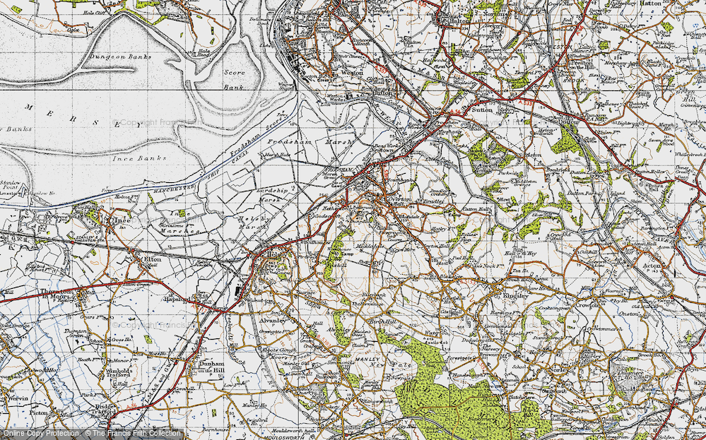 Old Map of Netherton, 1947 in 1947