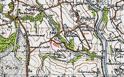 Old map of Netherton in 1947