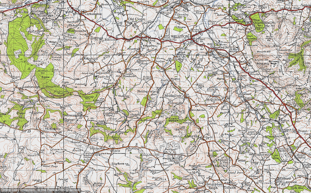 Old Map of Nettlecombe, 1946 in 1946
