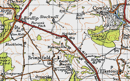 Old map of Nettleton in 1946
