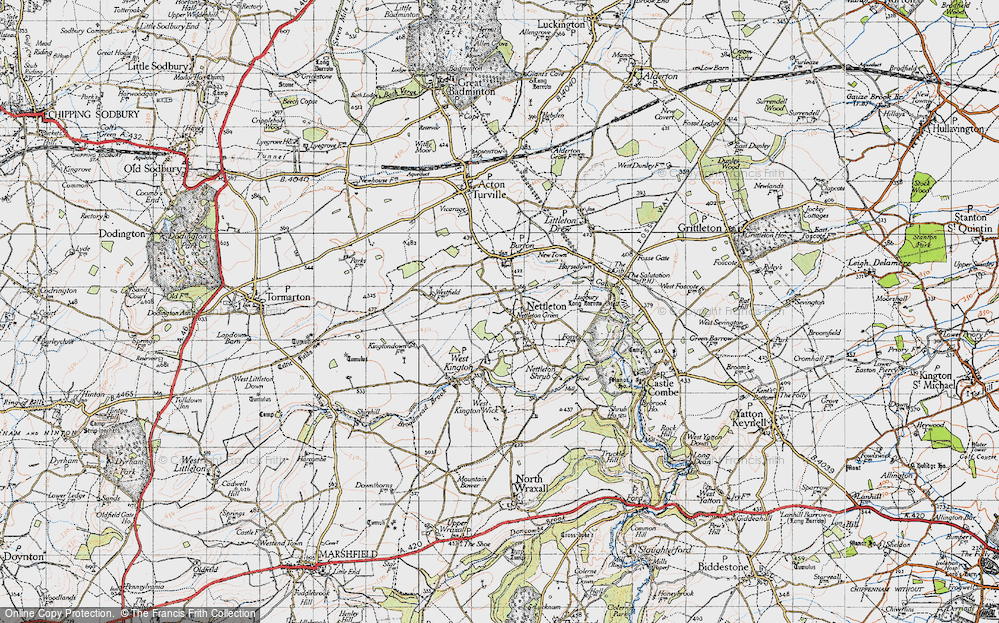 Old Map of Nettleton Green, 1946 in 1946