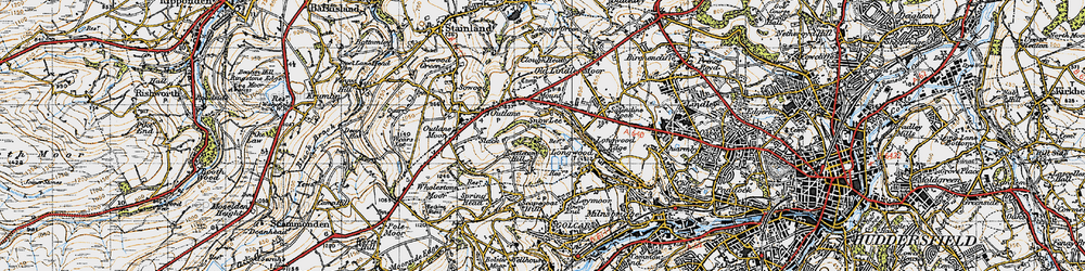 Old map of Nettleton Hill in 1947