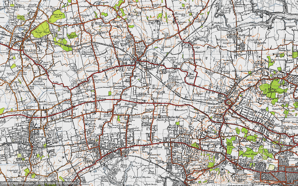Nevendon, 1945