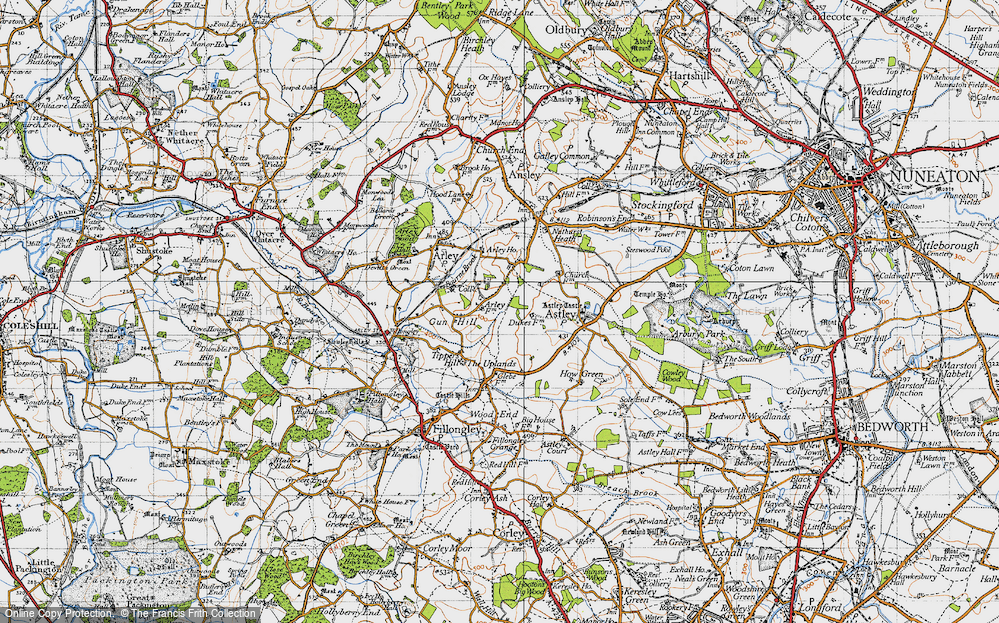 Old Map of New Arley, 1946 in 1946
