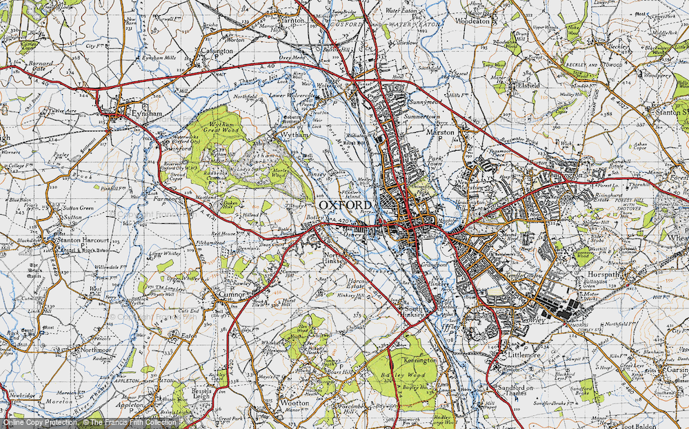 Old Map of New Botley, 1946 in 1946