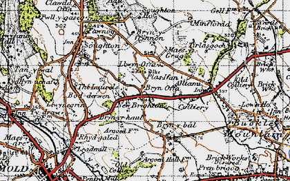 Old map of New Brighton in 1947