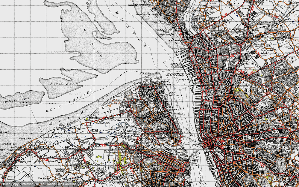 Old Map of New Brighton, 1947 in 1947