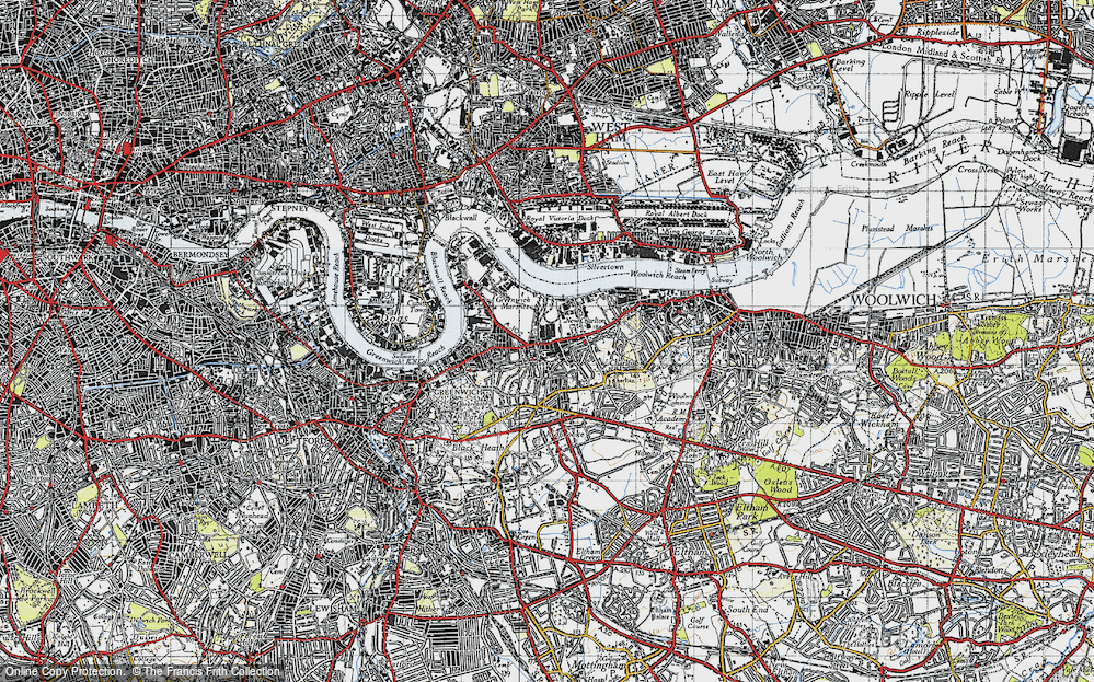 Old Map of New Charlton, 1946 in 1946