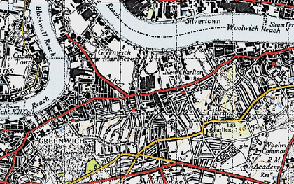 Old map of New Charlton in 1946