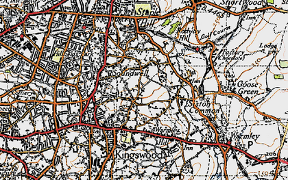 Old map of New Cheltenham in 1946