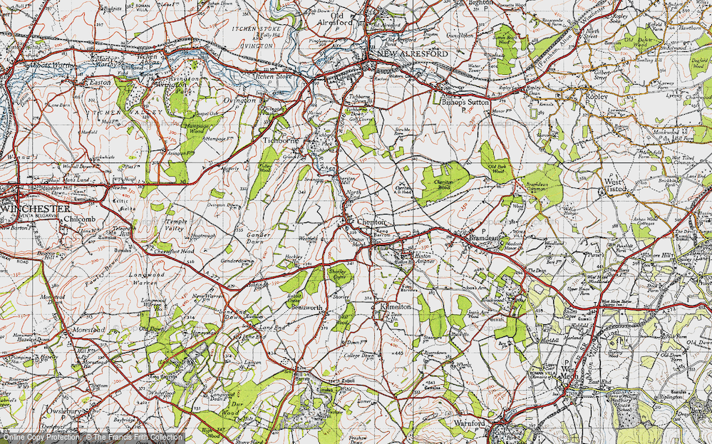New Cheriton, 1945