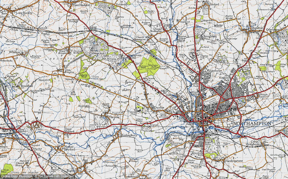 Old Map of New Duston, 1946 in 1946