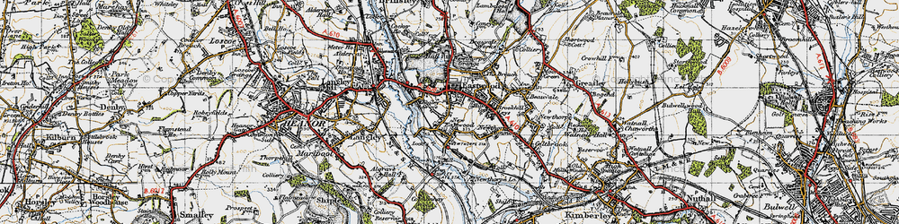 Old map of New Eastwood in 1946