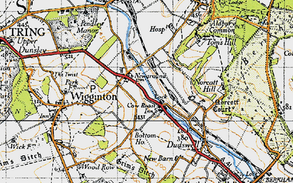 Old map of New Ground in 1946