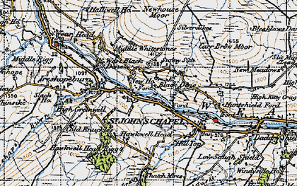 Old map of New Ho in 1947