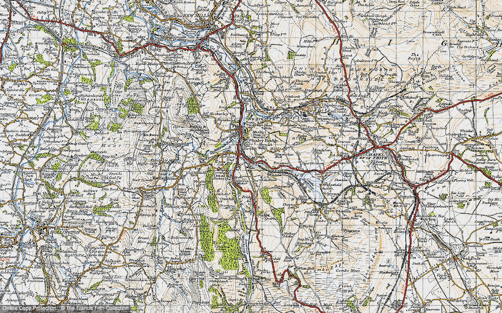 Old Map of New Horwich, 1947 in 1947