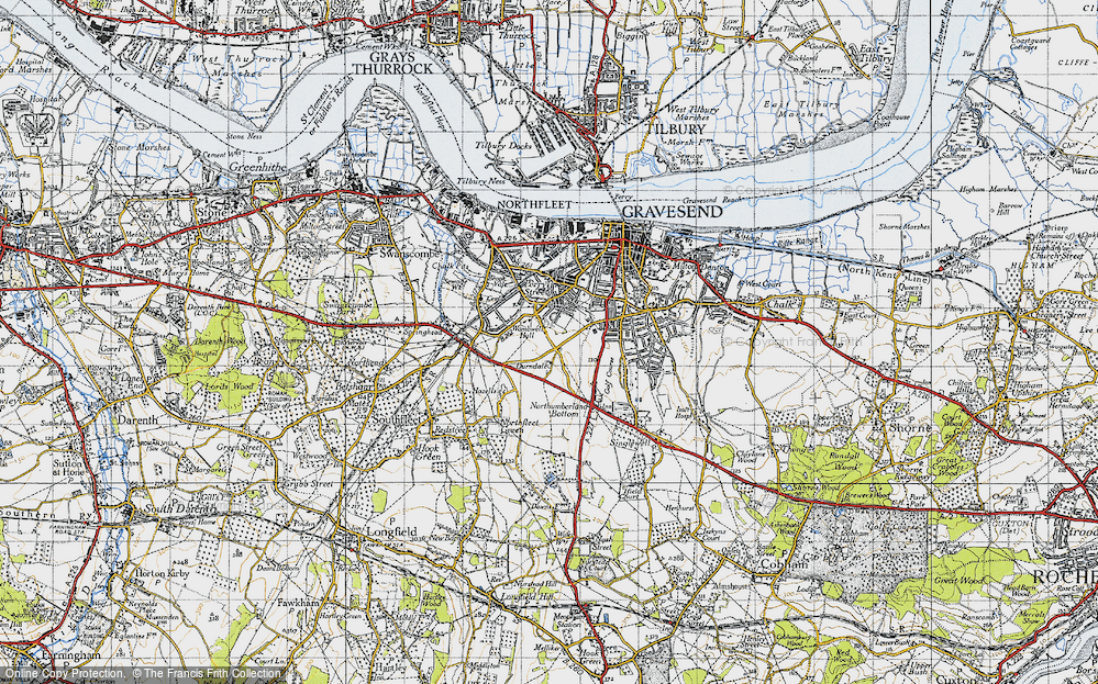 Old Map of New House, 1946 in 1946