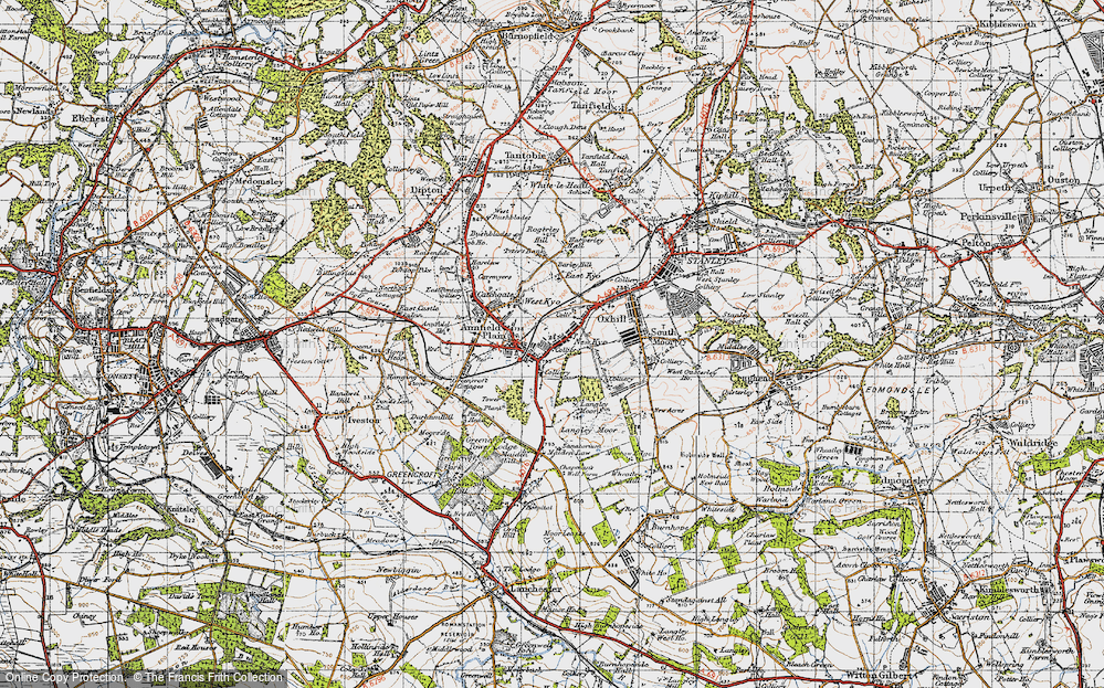 Old Map of New Kyo, 1947 in 1947