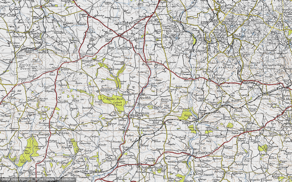 Old Map of New Mills, 1946 in 1946