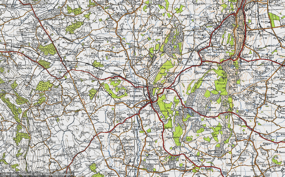 Old Map of New Mills, 1947 in 1947