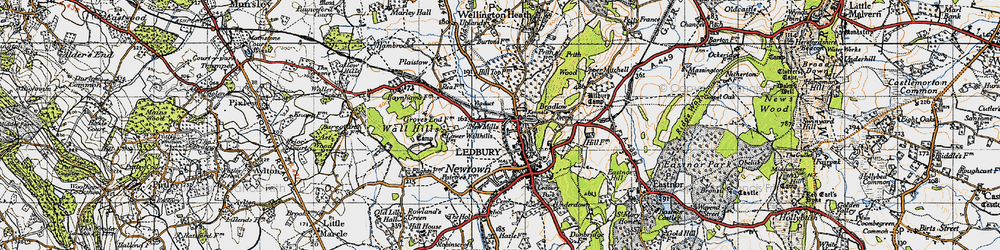 Old map of New Mills in 1947