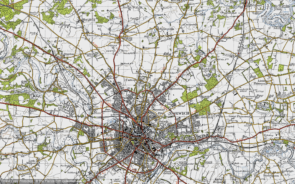 New Sprowston, 1945