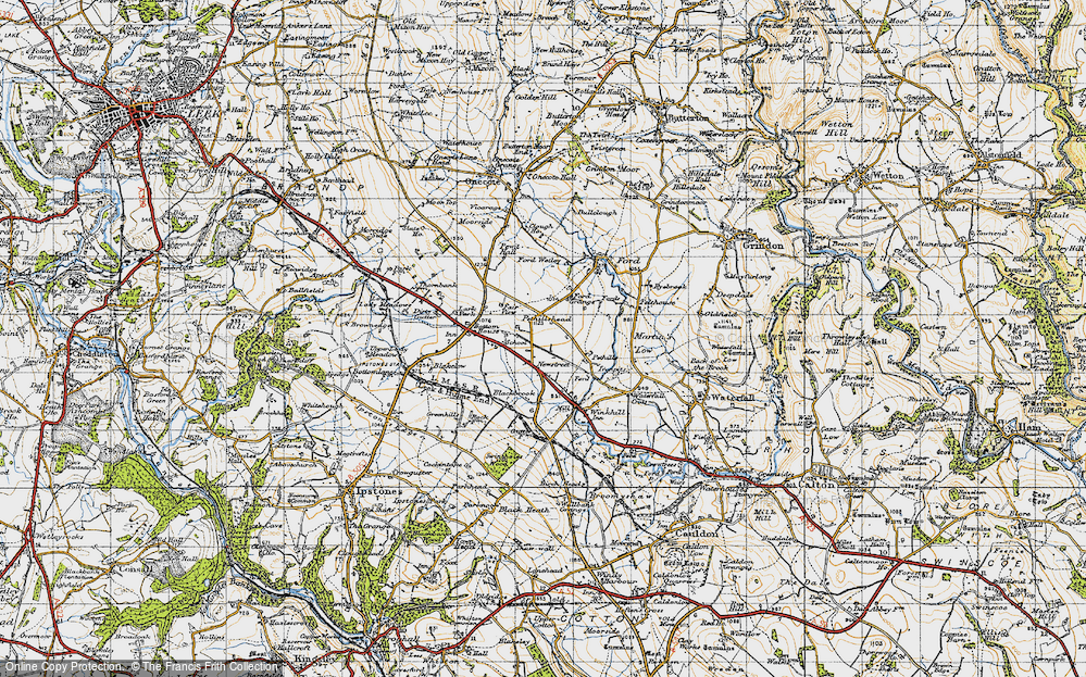 Old Map of New Street, 1946 in 1946