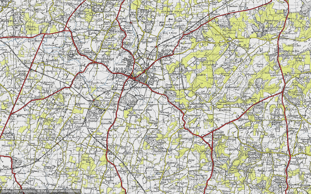 Old Map of New Town, 1940 in 1940