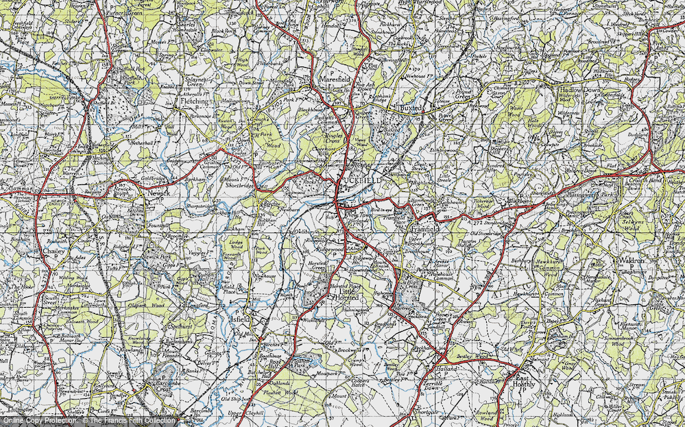 Old Map of New Town, 1940 in 1940