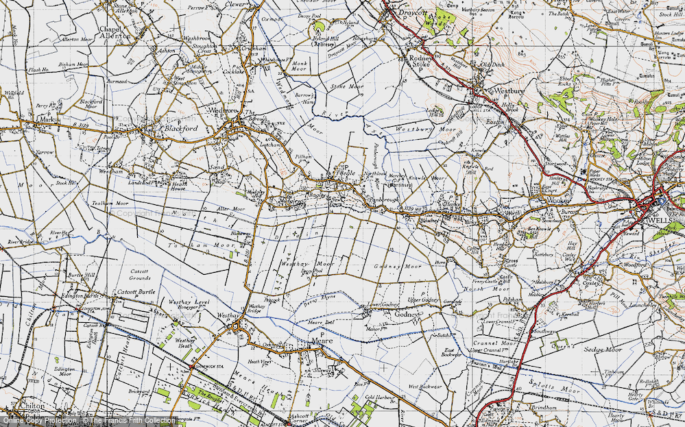 Old Map of New Town, 1946 in 1946