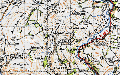 Old map of New Well in 1947
