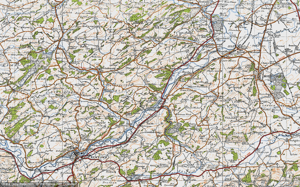 Old Map of New Wells, 1947 in 1947