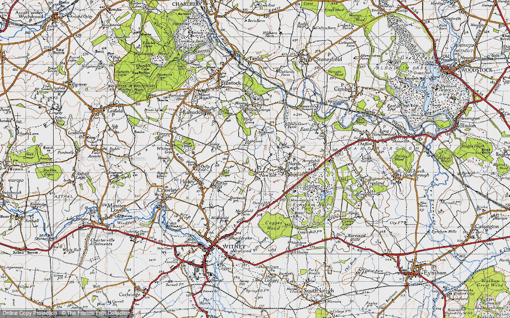 Old Map of New Yatt, 1946 in 1946