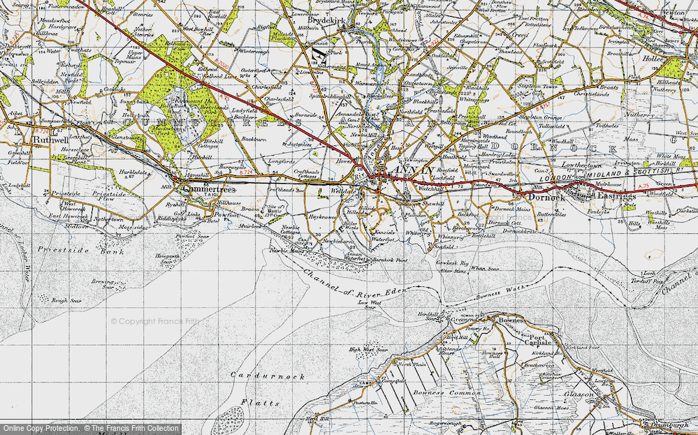 Old Map of Newbie, 1947 in 1947
