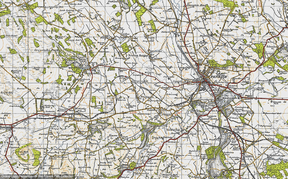 Old Map of Newbiggin, 1947 in 1947