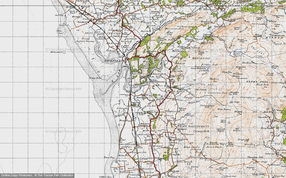 Old Map of Newbiggin, 1947 in 1947