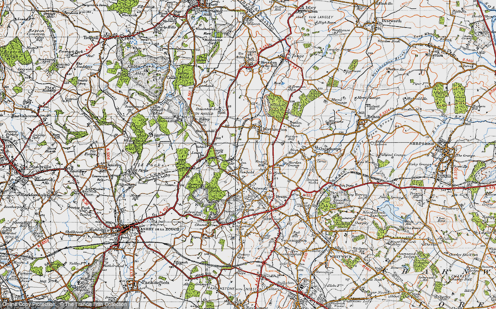 Old Maps Of Newbold, Leicestershire - Francis Frith