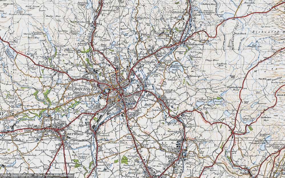 Old Map of Newbold, 1947 in 1947