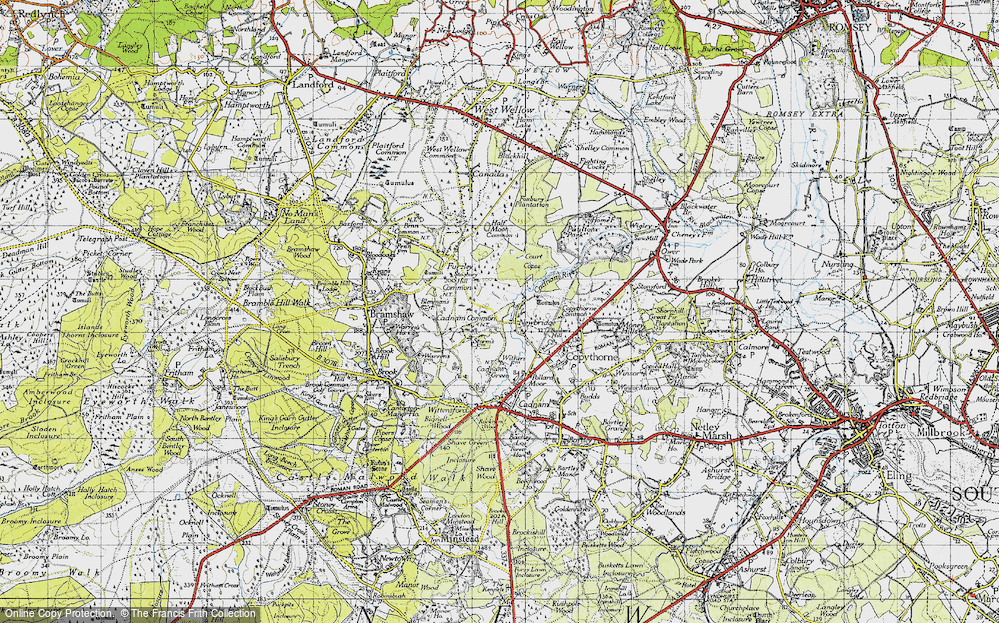 Old Map of Newbridge, 1940 in 1940