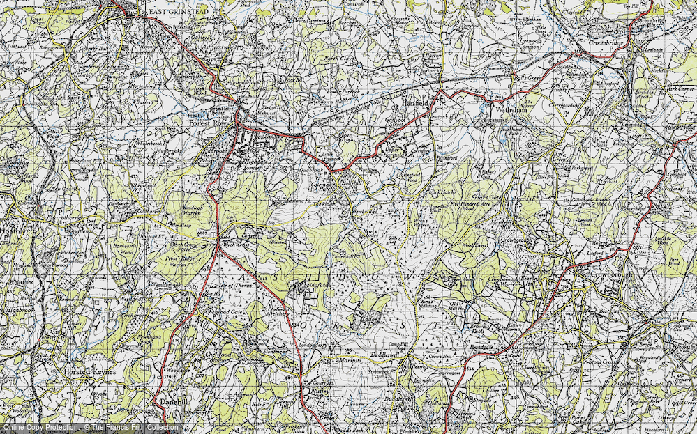 Old Map of Newbridge, 1940 in 1940