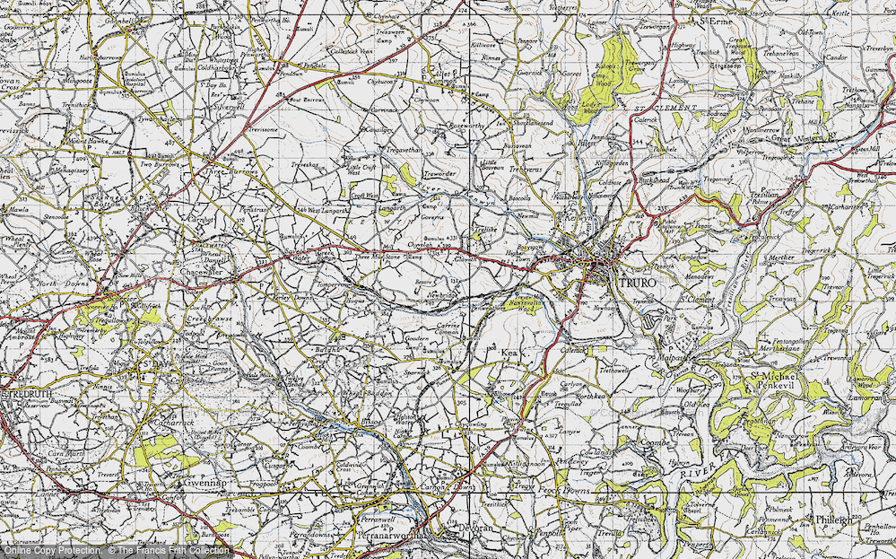 Old Map of Newbridge, 1946 in 1946