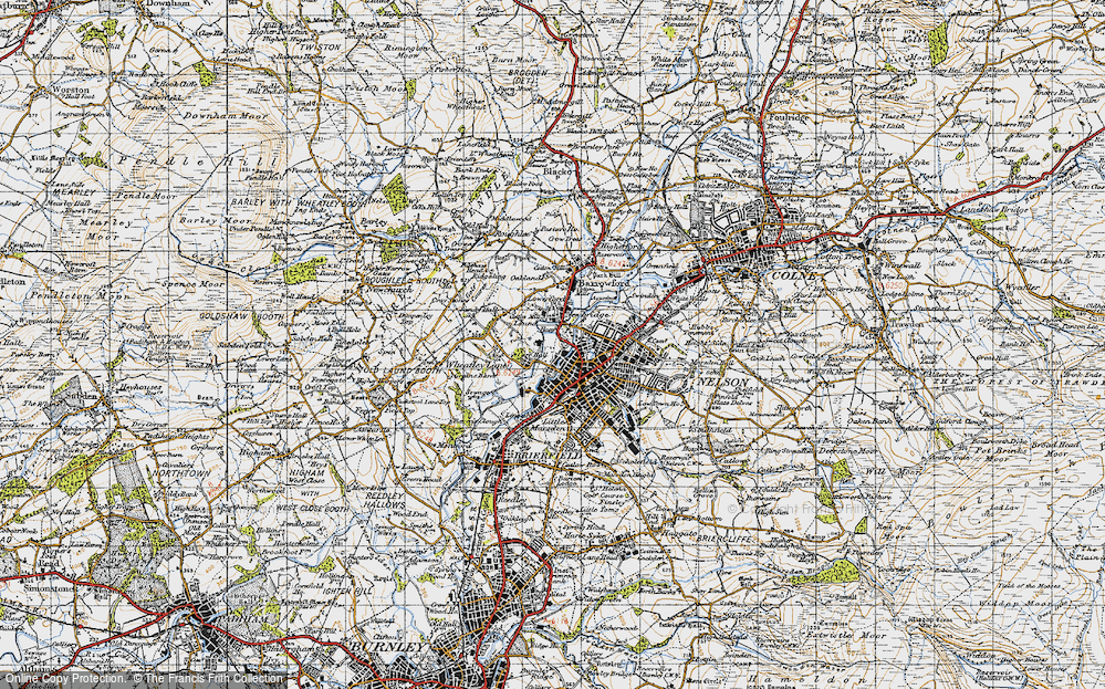 Old Map of Newbridge, 1947 in 1947