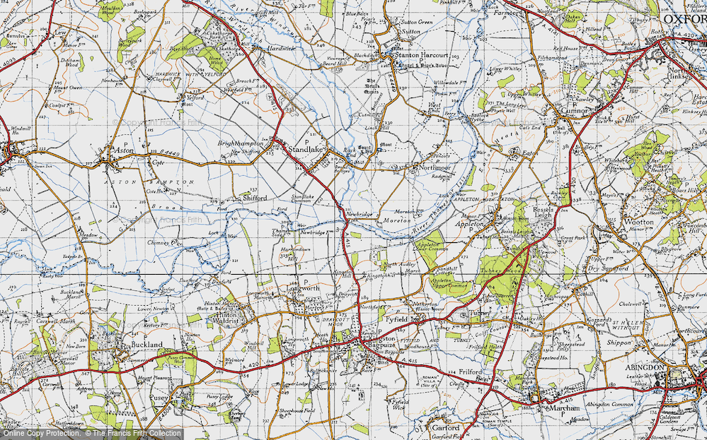 Old Map of Newbridge, 1947 in 1947