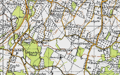 Old map of Newbury in 1946